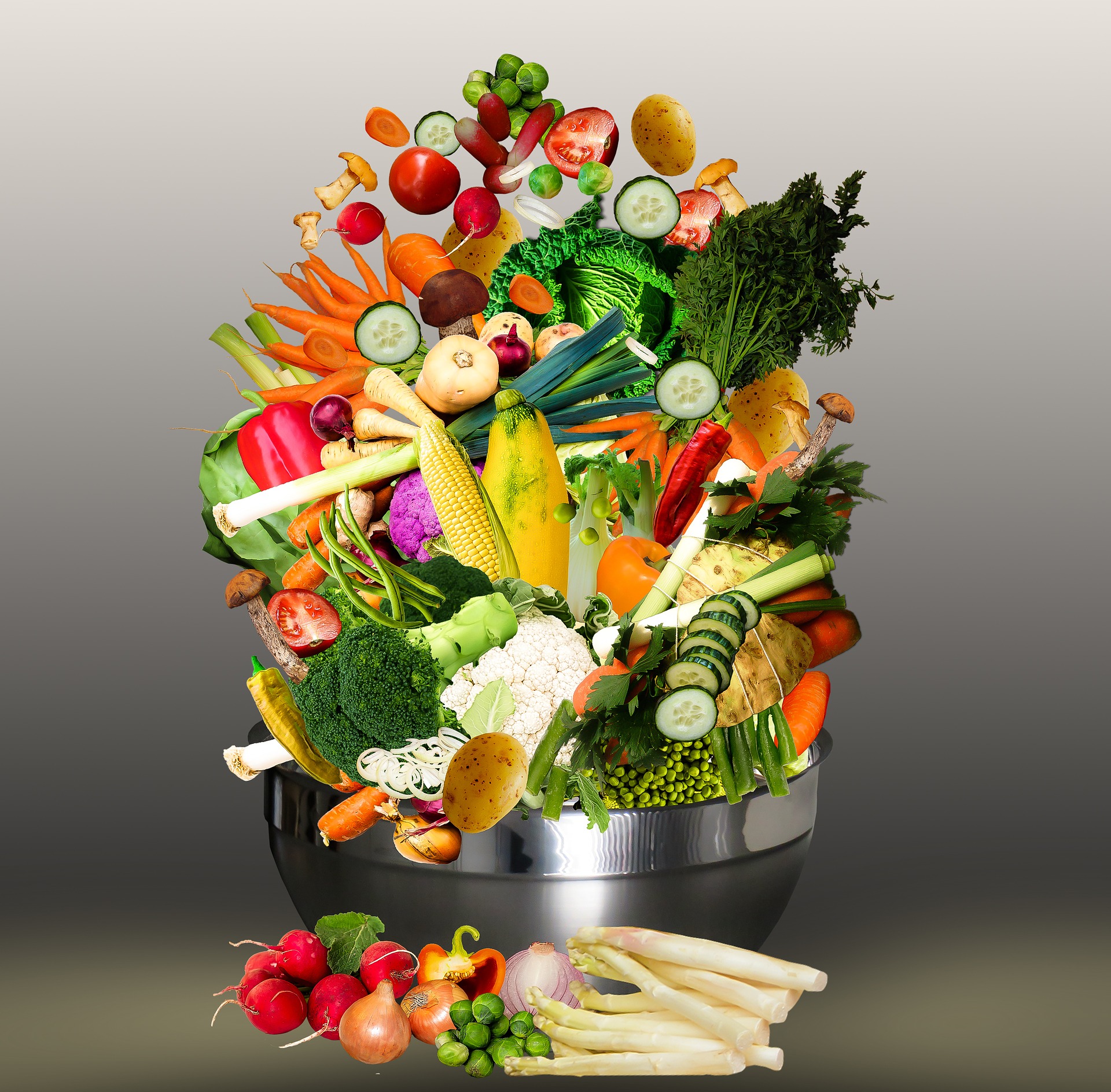 Bez zeleniny se žádné hubnutí neobejde, ať už jíte maso či nikoli / foto: pixabay.com