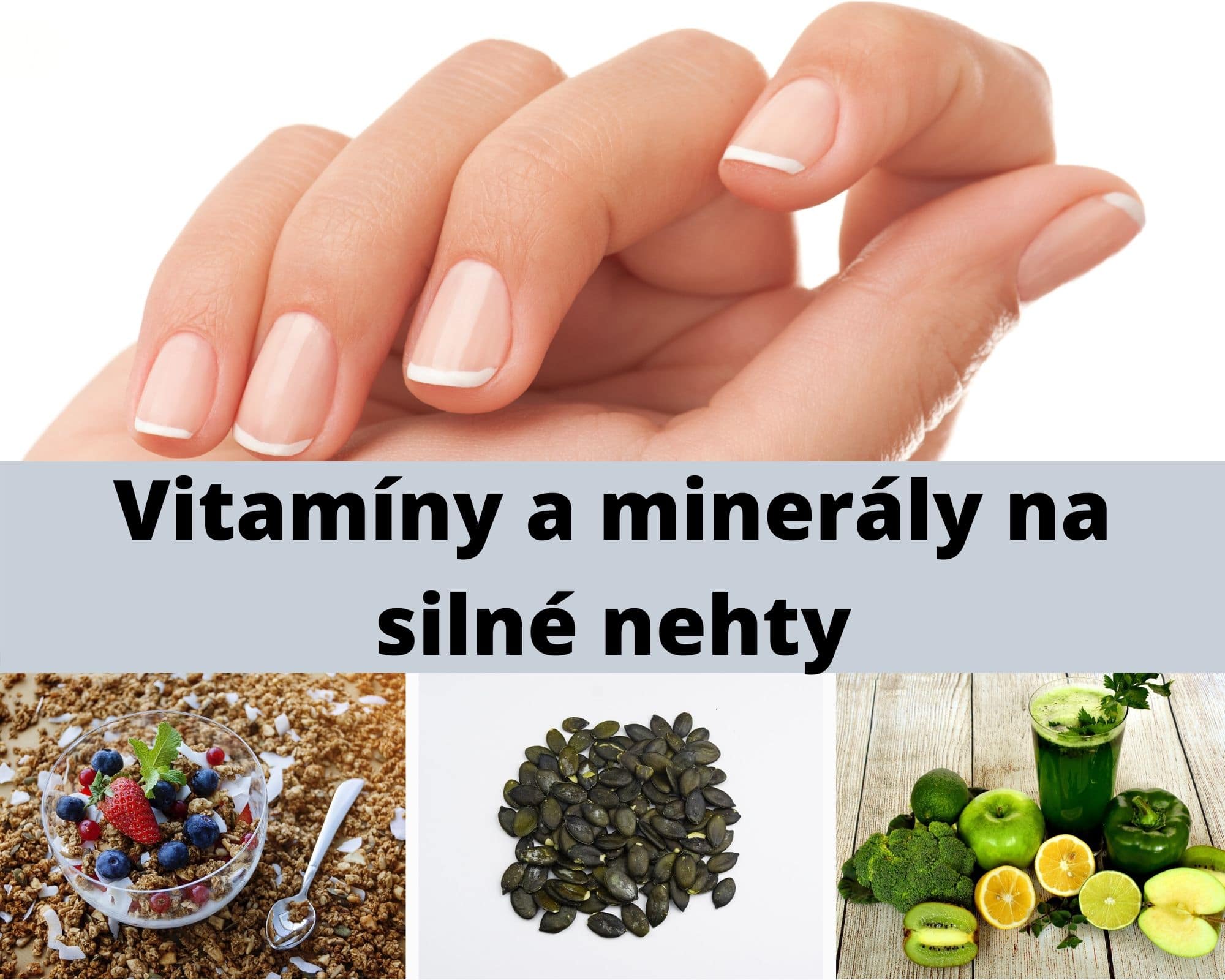 Co chybí za vitamín když se lámou nehty?